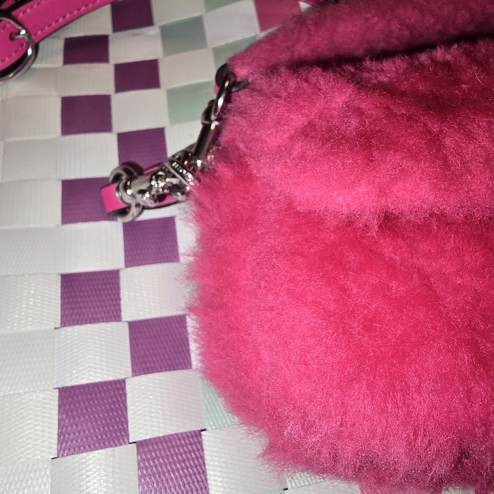 EUC Coach X Lil Nas Tabby 12 Shearling Fuschia Pink - Picture 13 of 15
